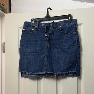 GAP Blue Pencil Mini Skirt Casual